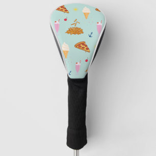 Cruise Snacks Pattern Golf Head Cover