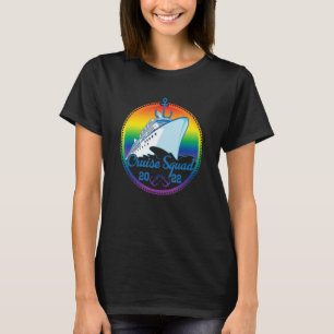 Cruise Squad 2022 Family With Anchor Summer Vacati T-Shirt