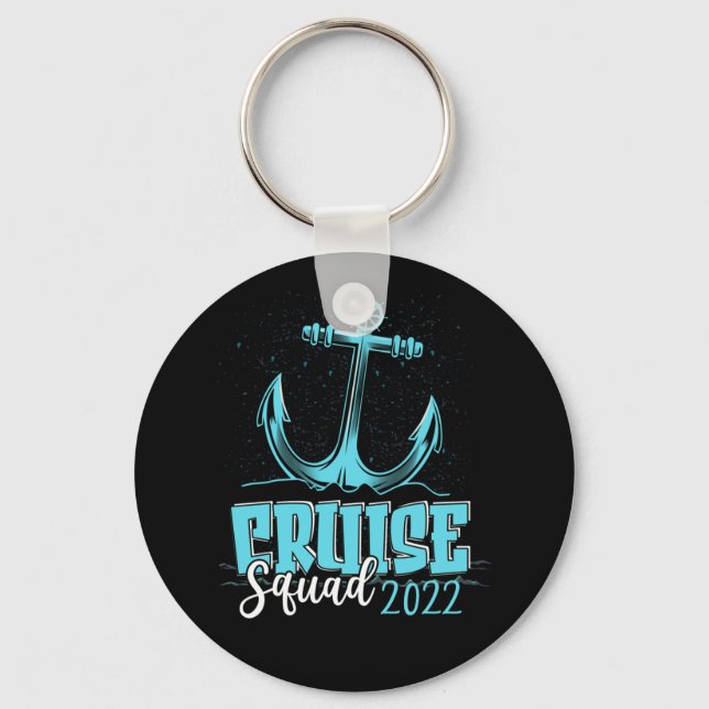 Cruise Squad 2022 Vacation Party Trip Cruise Ship Key Ring (Front)