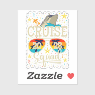 Cruise Squad 2023 Cruising Vacation Vinyl