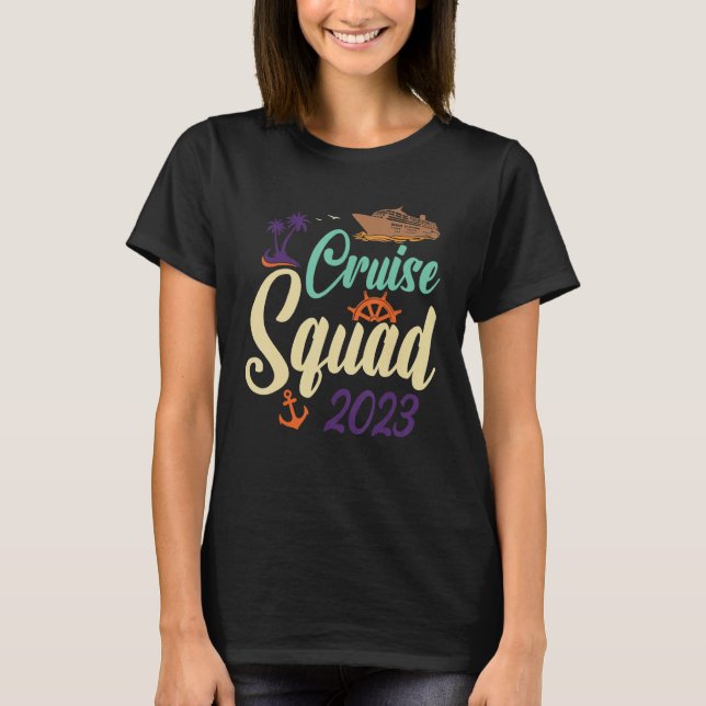 Cruise Squad 2023 Matching Family Group with Ancho T-Shirt (Front)