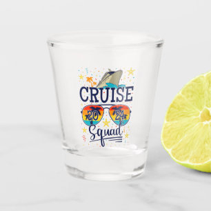 Cruise Squad 2024 Cruising Vacation Shot Glass