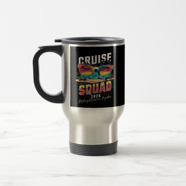 Cruise Squad 2024 Summer Vacation Matching Family  Travel Mug (Left)