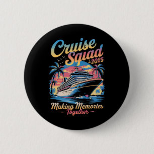 Cruise Squad 2025 Family Cruise Matching Summer Va 6 Cm Round Badge