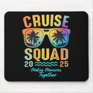 Cruise Squad 2025 Family Cruise Vacation Trip Grou Mouse Mat