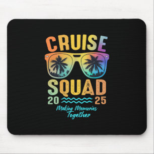 Cruise Squad 2025 Family Cruise Vacation Trip Grou Mouse Mat