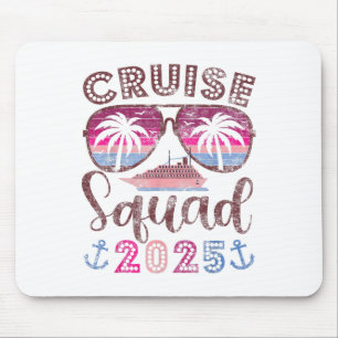 Cruise Squad 2025 Family Friends Vacation Matching Mouse Mat