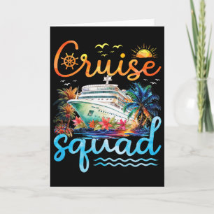 Cruise Squad 2025 Family Group Matching Cruise Vac Card