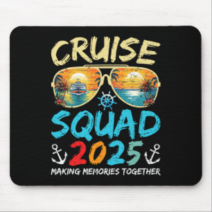 Cruise Squad 2025 Family Group Matching Cruising V Mouse Mat