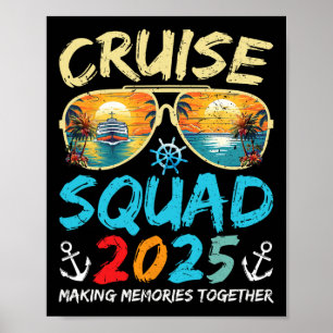 Cruise Squad 2025 Family Group Matching Cruising V Poster