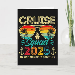 Cruise Squad 2025 Family Group Matching Summer Vac Card