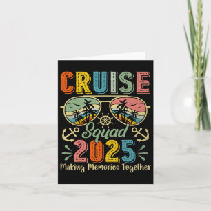 Cruise Squad 2025 Family Group Matching Summer Vac Card