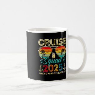Cruise Squad 2025 Family Group Matching Summer Vac Coffee Mug