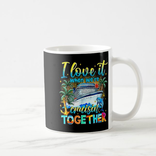 Cruise Squad 2025 Family Group Matching Summer Vac Coffee Mug (Right)