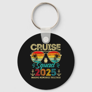 Cruise Squad 2025 Family Group Matching Summer Vac Key Ring