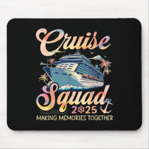 Cruise Squad 2025 Family Group Matching Summer Vac Mouse Mat