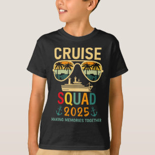 Cruise Squad 2025 Family Group Matching Summer Vac T-Shirt