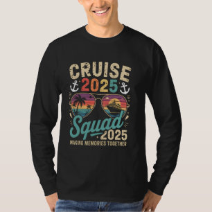 Cruise Squad 2025 Family Group Matching Summer Vac T-Shirt
