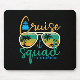 Cruise Squad 2025 Family Vacation Beach Matching G Mouse Mat