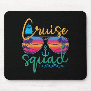 Cruise Squad 2025 Family Vacation Beach Matching G Mouse Mat