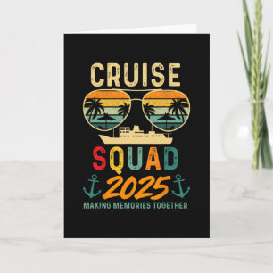 Cruise Squad 2025 Family Vacation Matching Group S Card