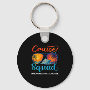 Cruise Squad 2025 Friends Family Vacation Matching Key Ring