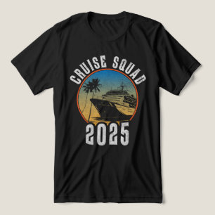 Cruise Squad 2025 – Fun Group Vacation Tri-Blend Shirt