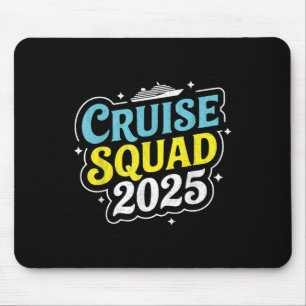 Cruise Squad 2025 Matching Family Group Summer Vac Mouse Mat