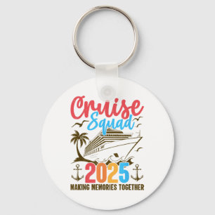 Cruise Squad 2025 Summer Vacation Family Group Mat Key Ring