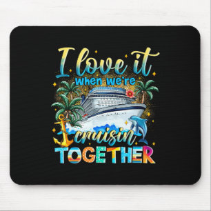 Cruise Squad 2025 Summer Vacation Gift Matching Fa Mouse Mat