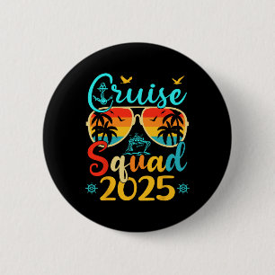 Cruise Squad 2025 Summer Vacation Matching Family 6 Cm Round Badge