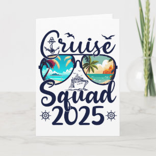 Cruise Squad 2025 Summer Vacation Matching Family Card