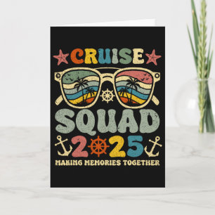 Cruise Squad 2025 Summer Vacation Matching Family Card