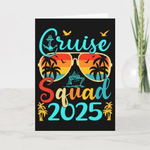Cruise Squad 2025 Summer Vacation Matching Family Card