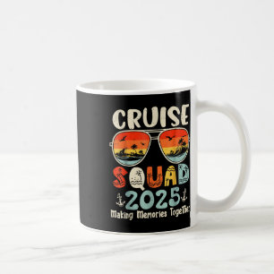 Cruise Squad 2025 Summer Vacation Matching Family  Coffee Mug