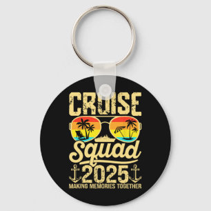 Cruise Squad 2025 Summer Vacation Matching Family  Key Ring