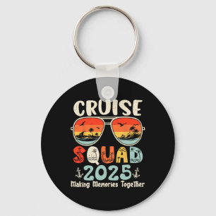 Cruise Squad 2025 Summer Vacation Matching Family Key Ring