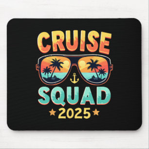 Cruise Squad 2025 Trip Ship Family Matching Summer Mouse Mat