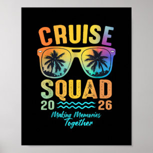Cruise Squad 2026 Family Cruise Vacation Trip Grou Poster