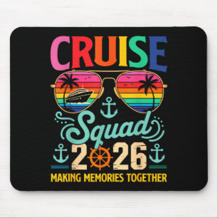 Cruise Squad 2026 Family Group Matching Summer Vac Mouse Mat