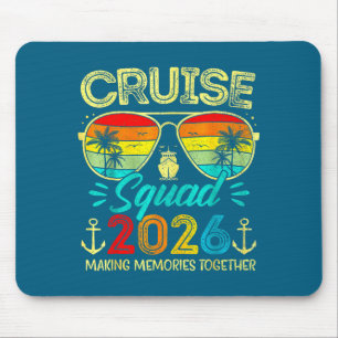 Cruise Squad 2026 Family Group Matching Summer Vac Mouse Mat