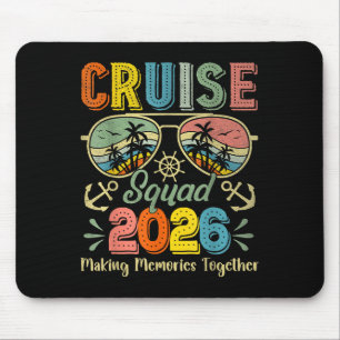 Cruise Squad 2026 Family Group Matching Summer Vac Mouse Mat