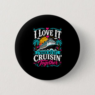 Cruise squad 2026 friends family couples matching 6 cm round badge