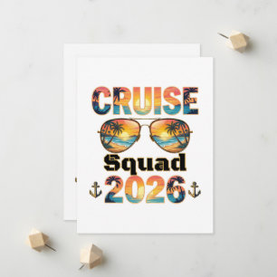 Cruise Squad 2026 - Retro Sunset Announcement