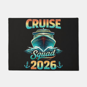 Cruise Squad 2026 – Summer Vacation Doormat
