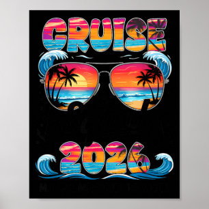 Cruise Squad 2026 Summer Vacation Family Cruise Poster
