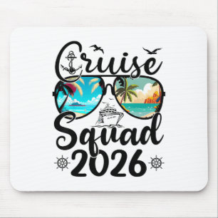 Cruise Squad 2026 Summer Vacation Family Matching Mouse Mat