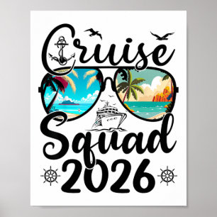 Cruise Squad 2026 Summer Vacation Family Matching Poster