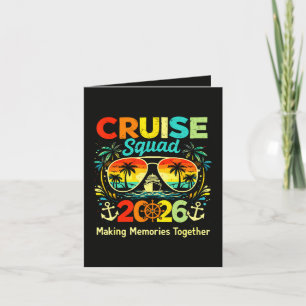 Cruise Squad 2026 Summer Vacation Holiday Card