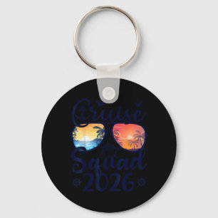 Cruise Squad 2026 Summer Vacation Matching Family Key Ring